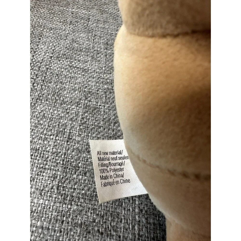 Infantino It's a Boy Brown Teddy Bear Stuffed Plush Blue Ribbon